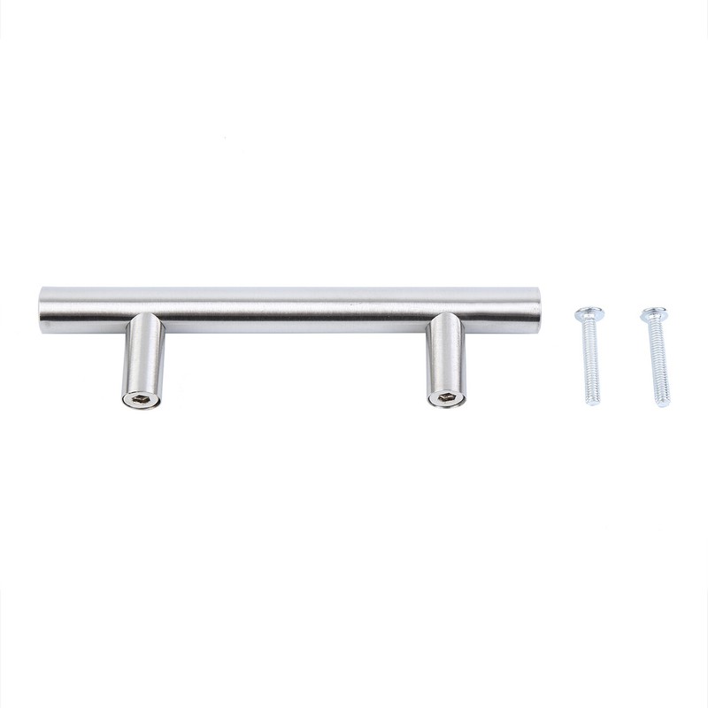 30Pack Brushed Nickel Kitchen Cabinet Pulls Stainless Steel Drawer T Bar Handles
