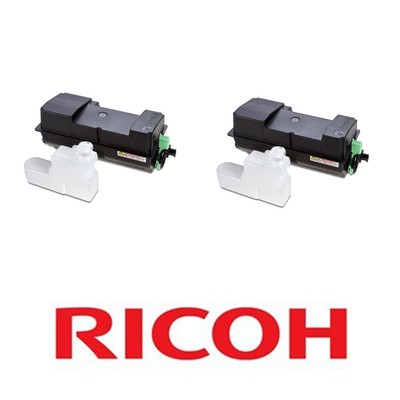 2 Pack Lanier SP 5310DN 5300DN 601SPF 501SPF SP5310DN Black Toner 407823 MP601