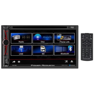 PA PD-7002 7'' DVD CD Player Front & Rear Camera Bluetooth Android Link SD Card