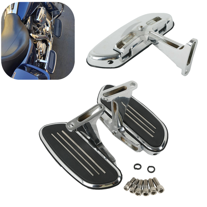 Streamline Passenger Floorboard Footboard Set For Harley Street Road Glide 93-18
