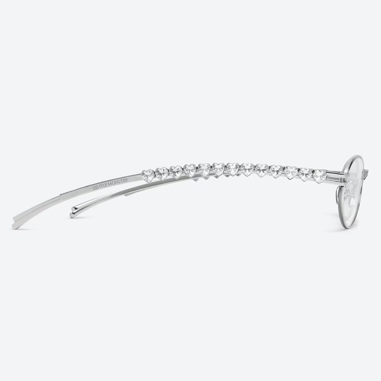 Pre-owned Gentle Monster X Jennie Jentle Salon Barrette 02 Silver Metal Clear / Fedex.