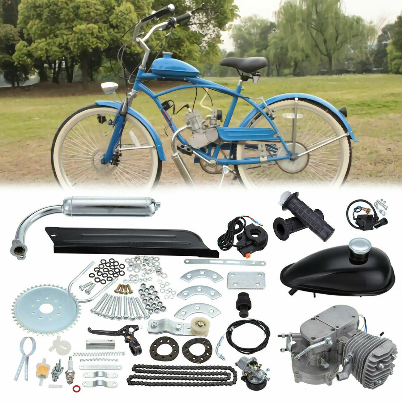 80cc motorized bike engine