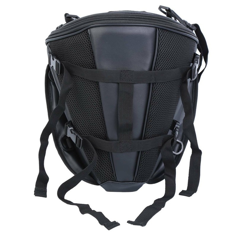 Motorrad Rücksitztasche 24x29x13cm Schwarz - Wasserdichte Satteltasche Mit Schultergurt, Crossbody Design