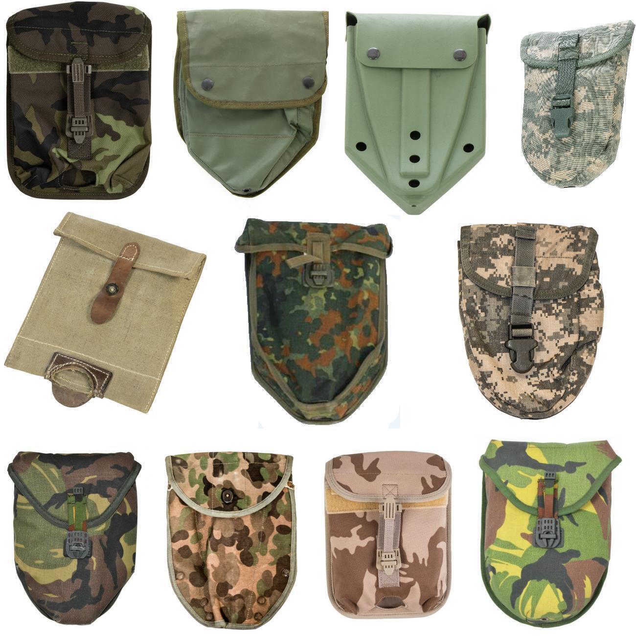 Original Klappspatentasche Spatentaschen Armee BW US Hülle Digital Klappspaten