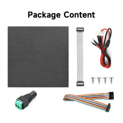 Waveshare RGB full-color LED matrix panel, 2.5mm Pitch, 64x64 pixels