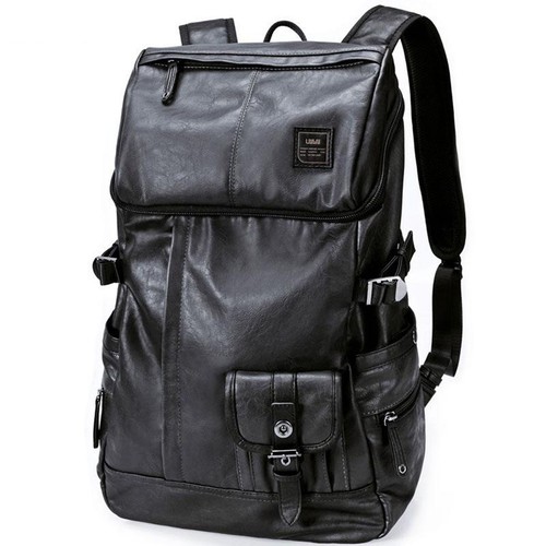 Unbranded Mini Backpack Black Faux-Leather Bag #S84 | eBay
