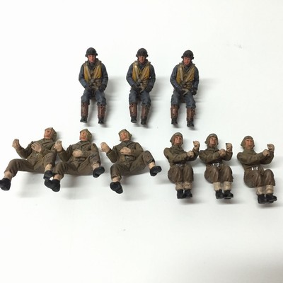 Lot 9pcs 21st Century Toys The Ultimate Soldier WWII German Solid Figure Kid toy