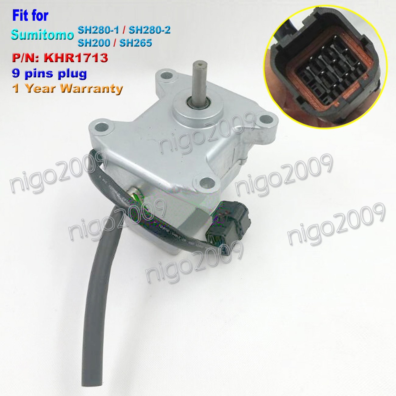 tkfm1328 専用 Throttle Motor KHR1713 Fit for Sumitomo Excavator SH280-1