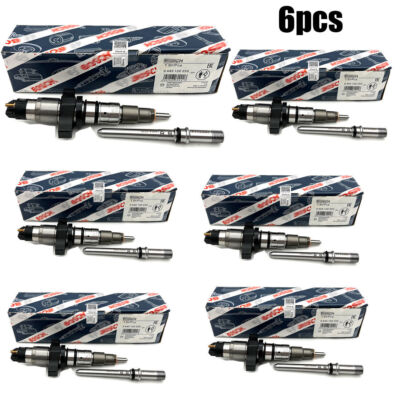6x Fuel Injector Bosch 0445120255 For 2003-2004 Dodge Ram2500 3500 Cummins 5.9L