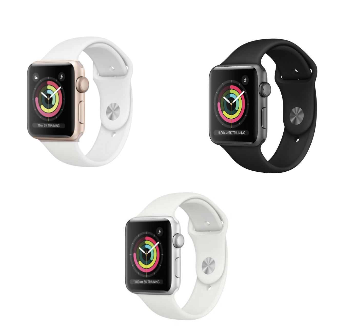 Apple Watch Series 3 38mm 42mm Aluminum GPS + Cellular | eBay