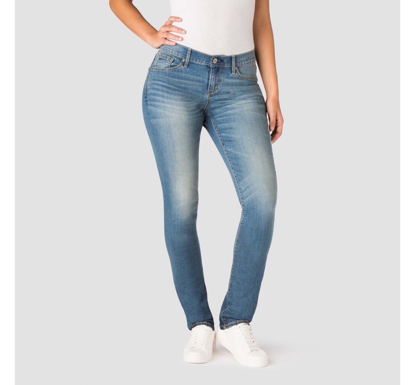 denizen curvy skinny jeans