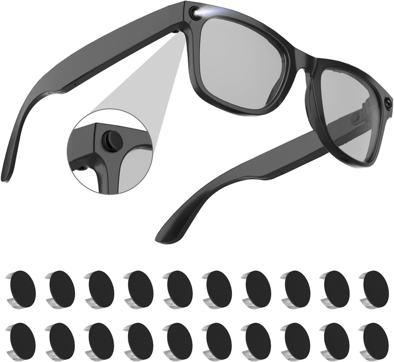 20PCS Accessory Light Sticker Compatible with Ray-Ban Meta Smart Glasses Skyler