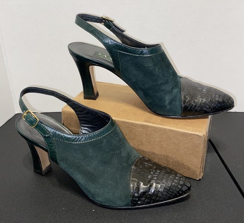 靴 Curved Line Sling Back Heels Curved Line Sling Back Heels - black - Mame Kurogouchi