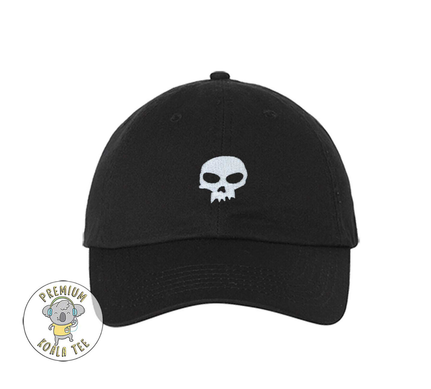 Toy Story Sid character Skull embroidered Black hat cap