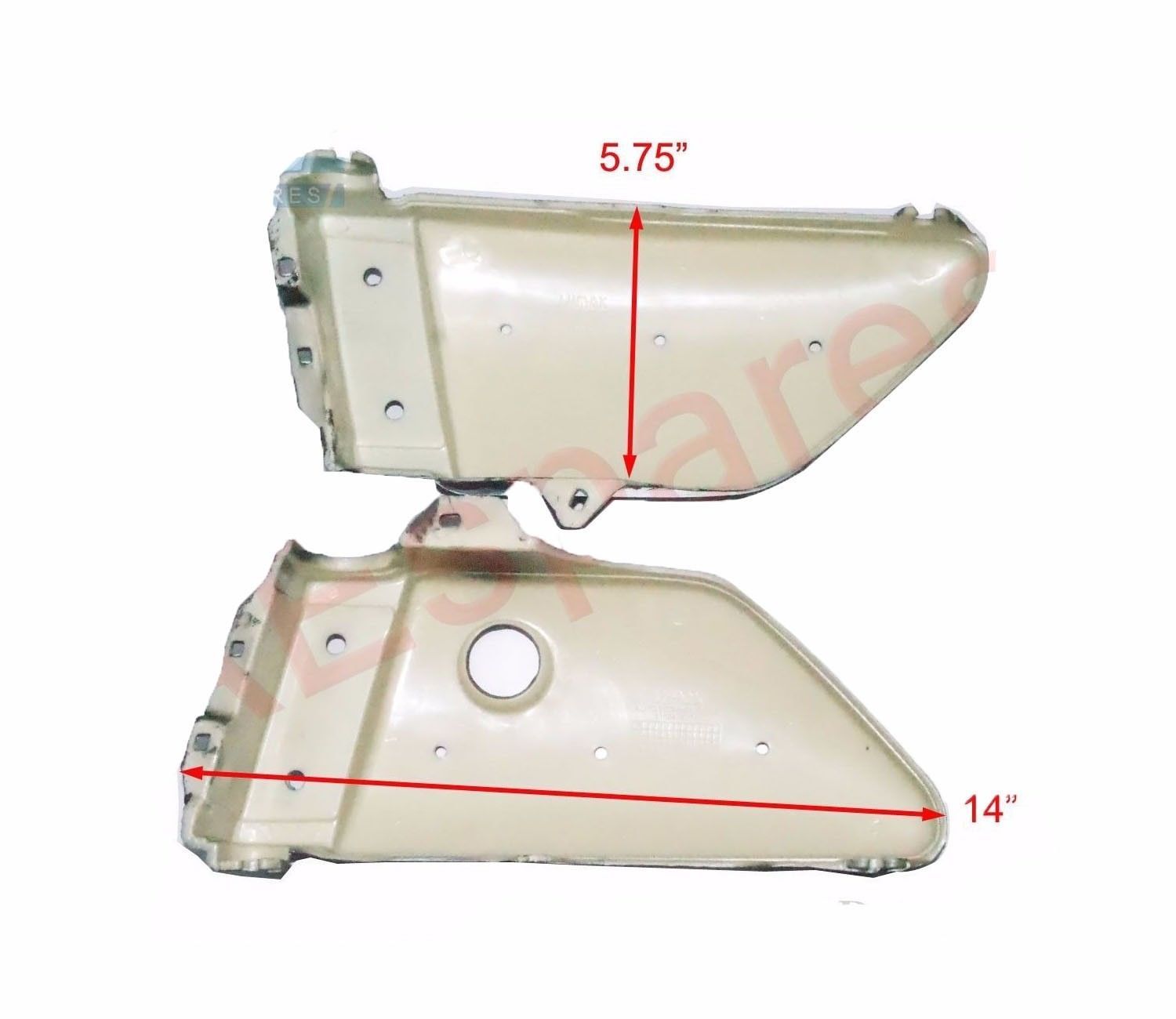 New RX100 Side Panel Set Blue Plastic Made For YAMAHA RX 100 Motorcycle 