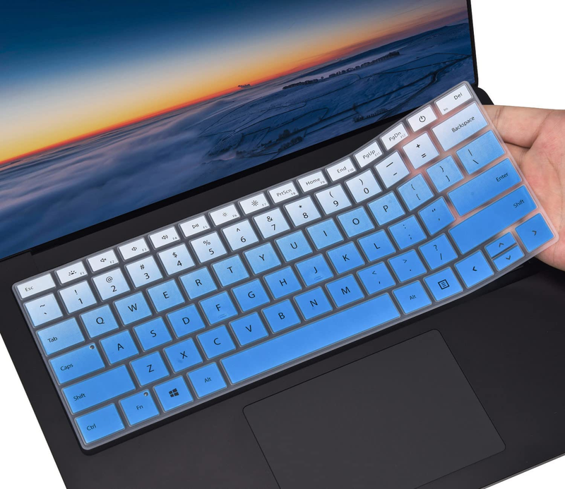 Casebuy Keyboard Cover Skin for Microsoft Surface Laptop 5 4 3 13.5 and 15 Inch