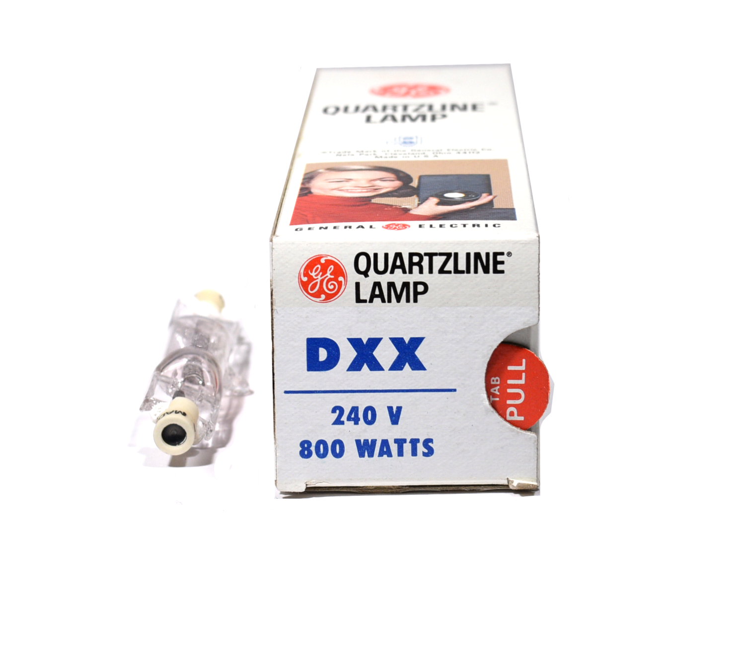 DXX - 240V - GE - PROJECTOR BULB - Studio Lamp - 800W 240V MPN# 36952 - NEW