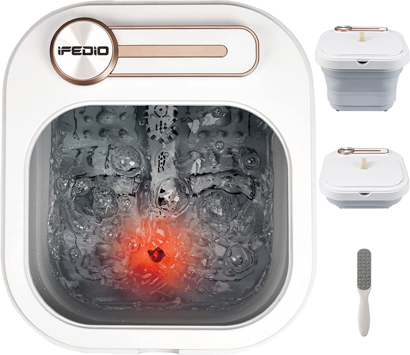 Collapsible Foot Spa Bath with Heat and Massage and Jets, Pedicure Foot Spa