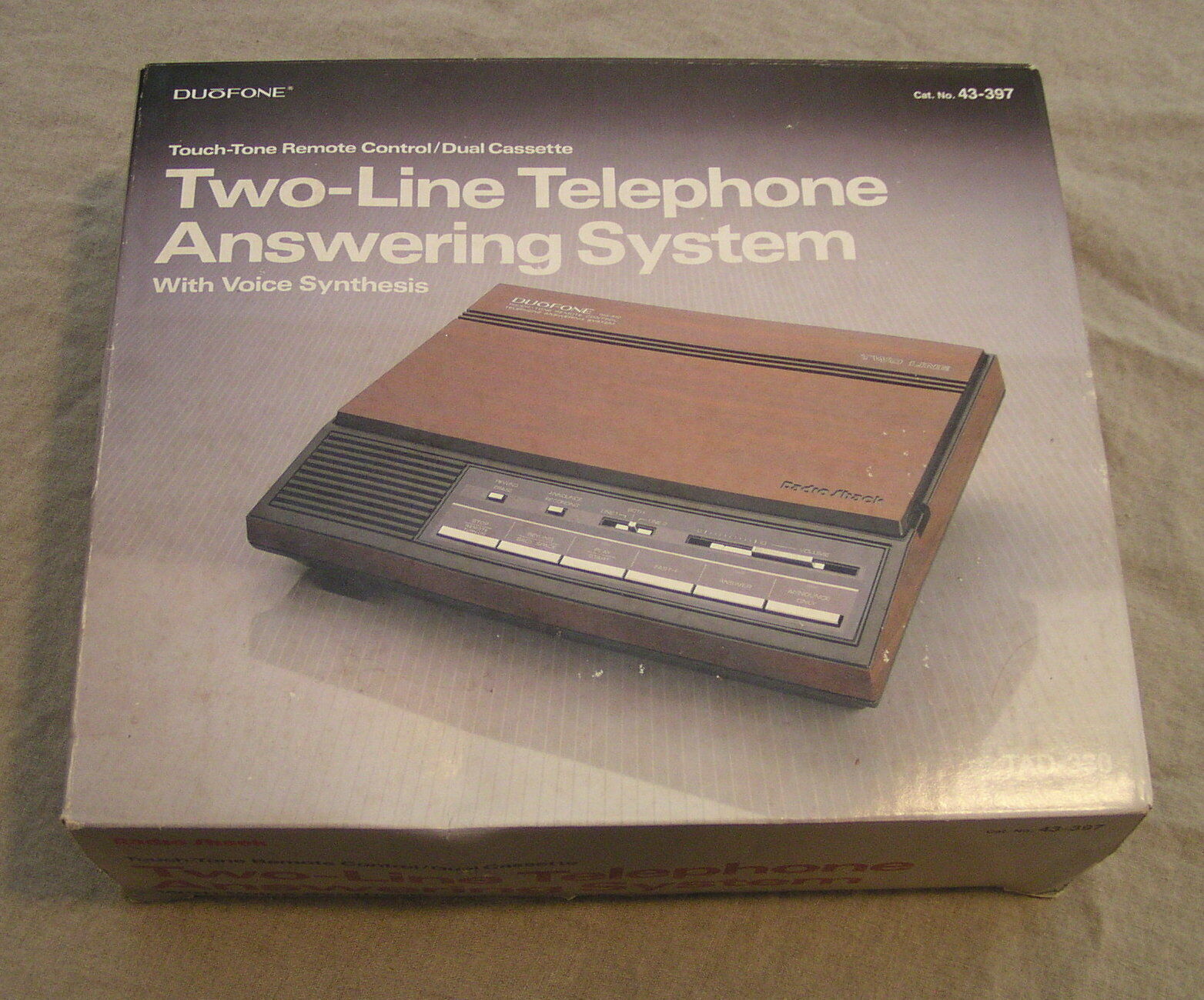 Vintage Radio Shack Duofone TAD-330 Dual Cassette Phone Vintage Radio Shack Duofone TAD-330 Dual Cassette Phone