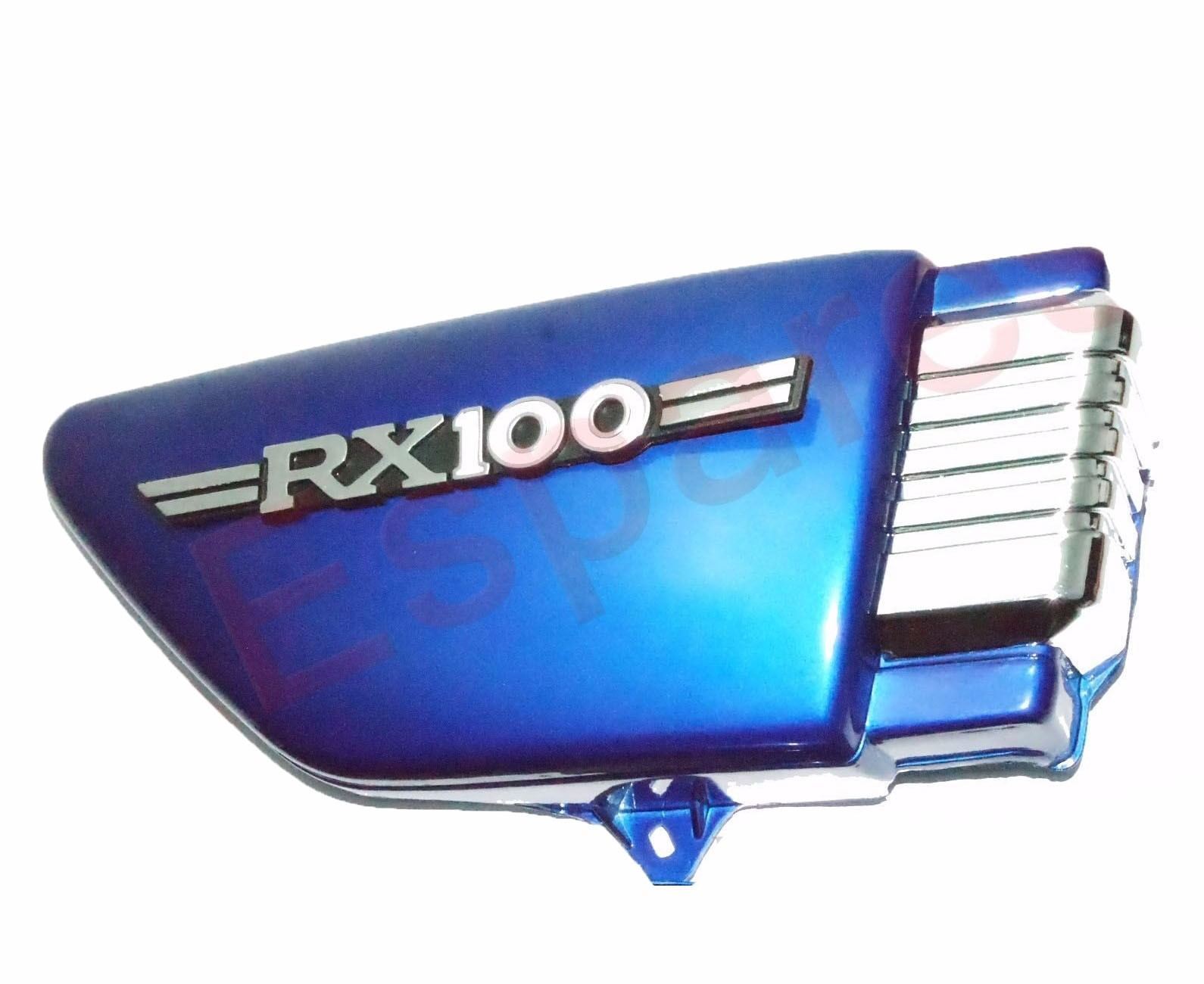 New RX100 Side Panel Set Blue Plastic Made For YAMAHA RX 100 Motorcycle 