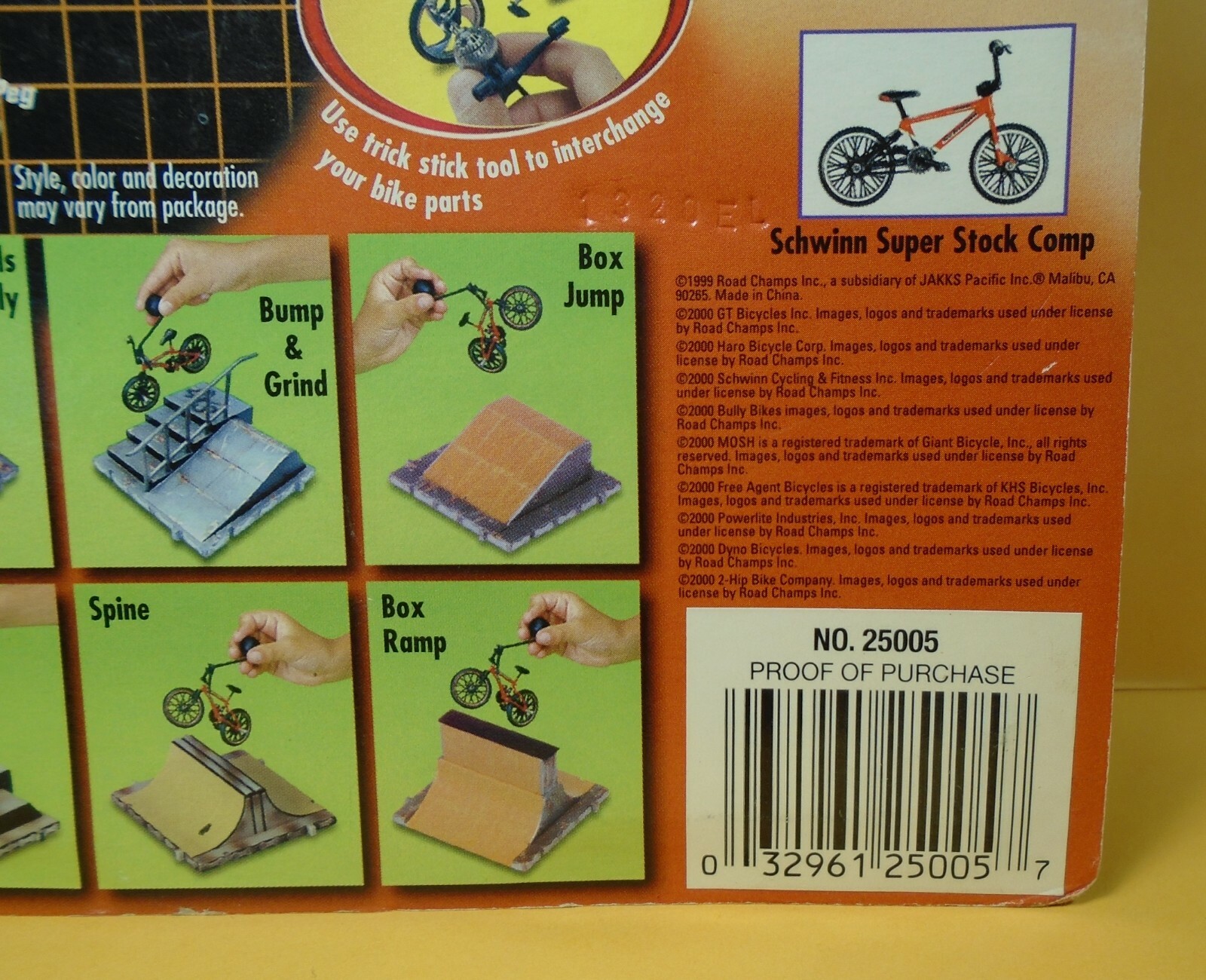 Road Champs BSX Schwinn Bike Gravity Games Summer of 2000 *NEW IN PACKAGE*