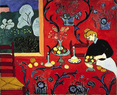 The Dessert, Harmony in Red : Henri Matisse : 1908 : Archival Art Print