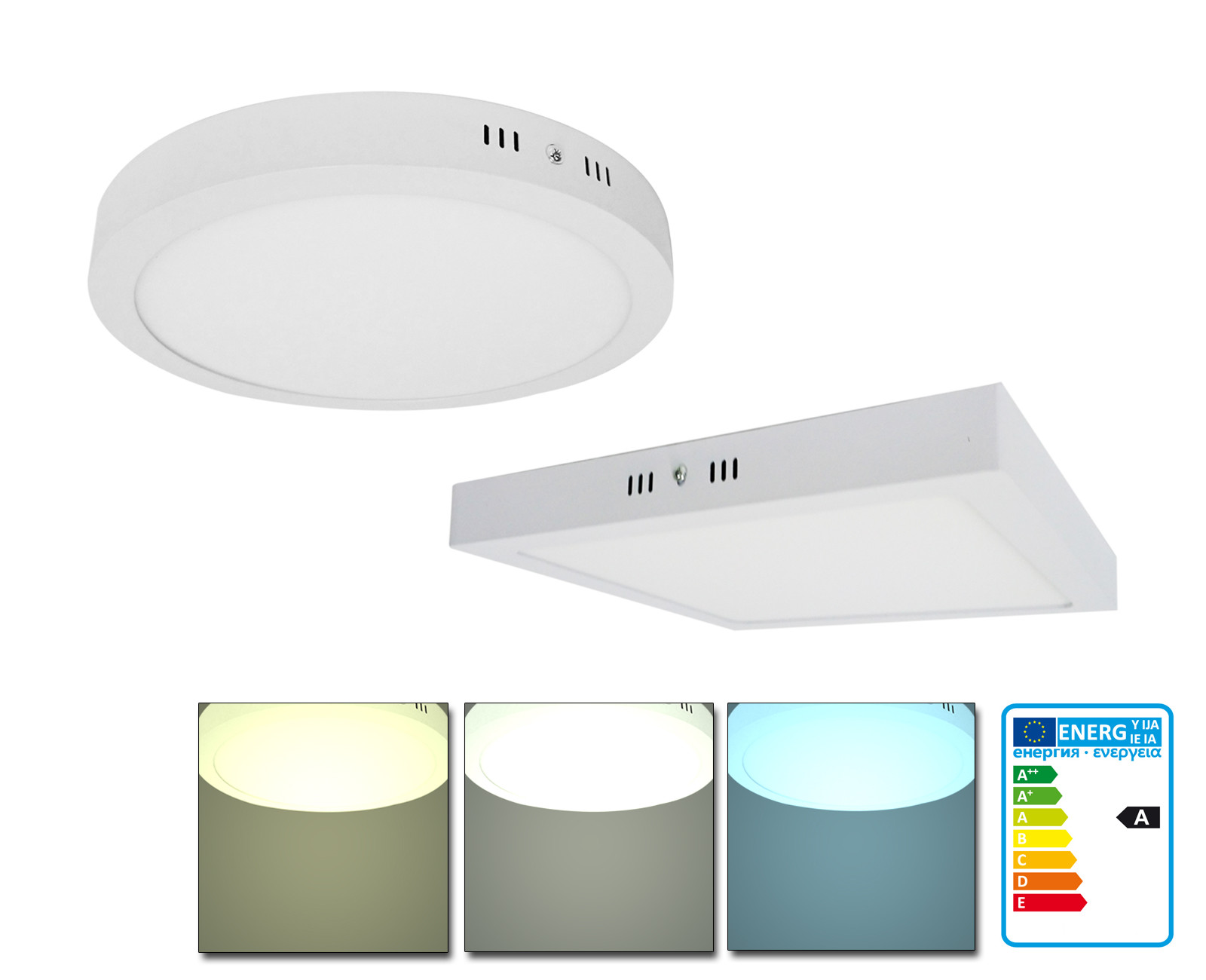 Plafoniere Rettangolari Da Parete : W cm pannello led plafoniera costruzione lampada parete bianco