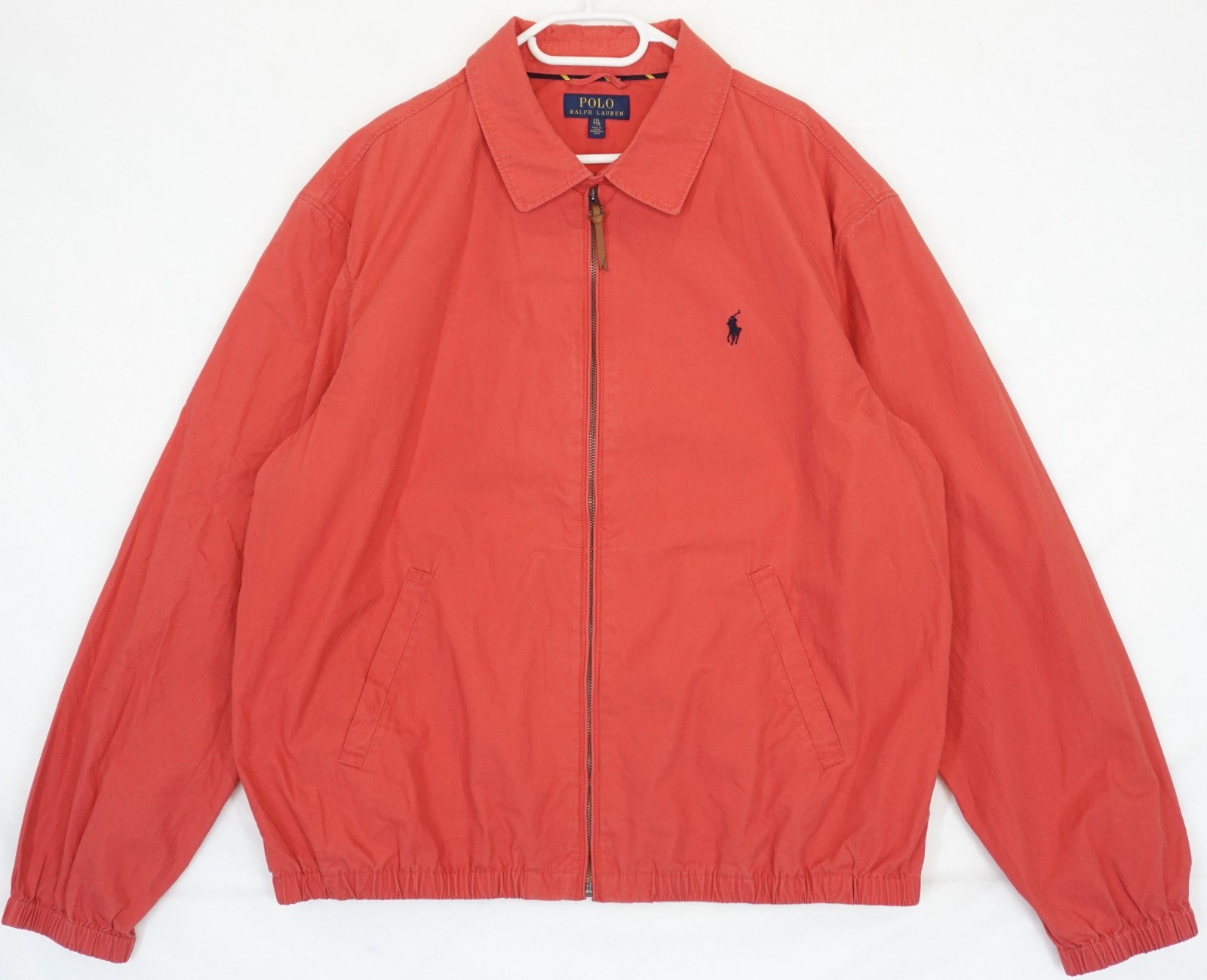 Polo Ralph Lauren Salmon Red Full Zip Harrington Jacket Men's 2XL
