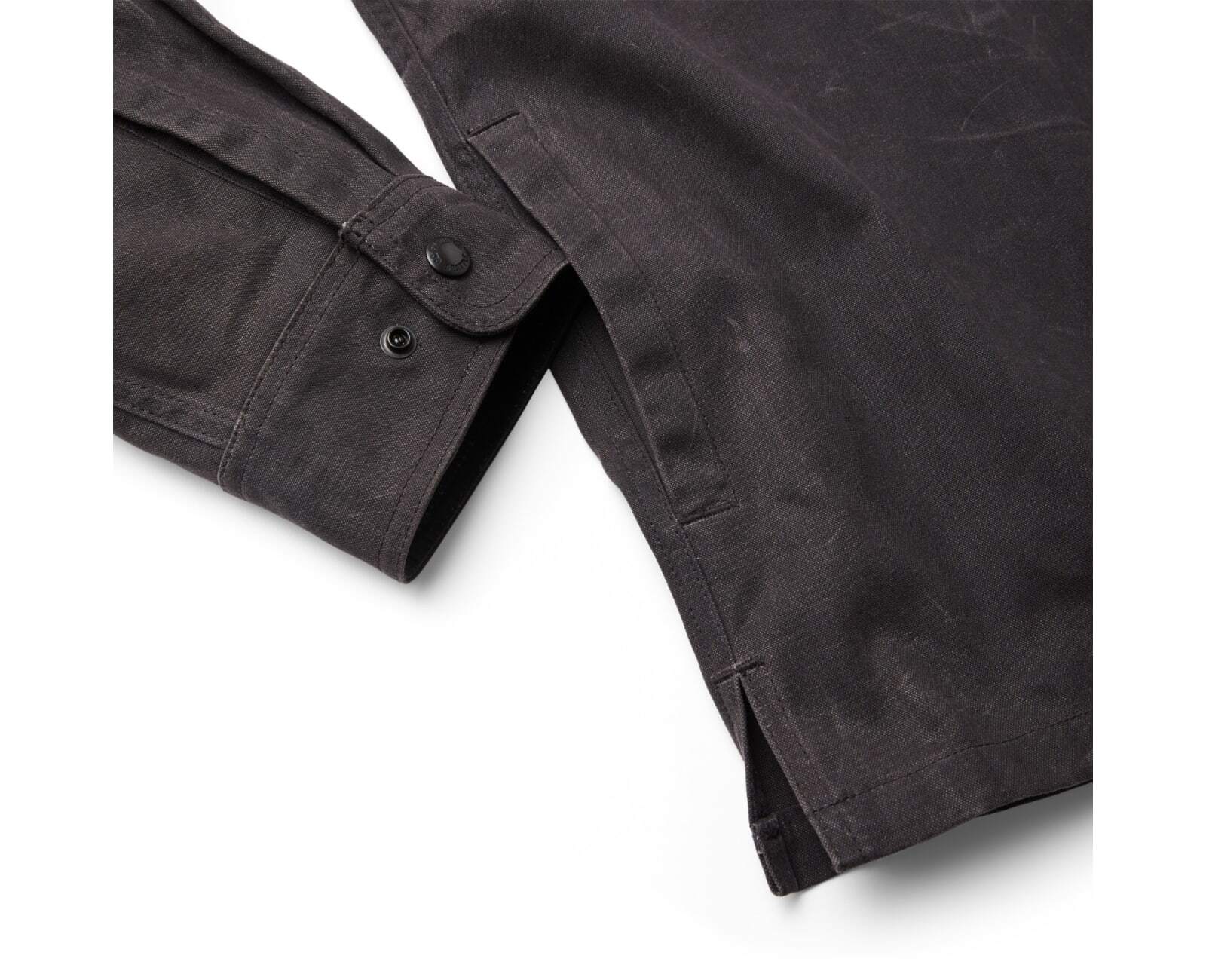 Pre-owned Filson Tin Cloth Jac Shirt 20202580 Jacket Cc Cinder Dark Grey Black Cc Collar In Gray