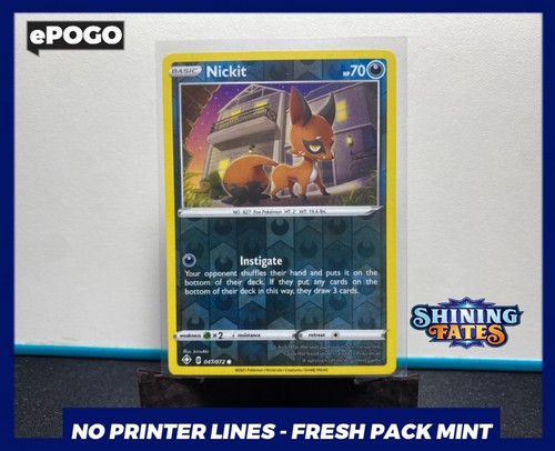 Nickit 047/072 REVERSE HOLO Pokémon Card - Pokemon TCG