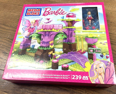 2014 Mega Bloks ~ Barbie Fairy Treehouse  239 Pieces ~NIB SEALED