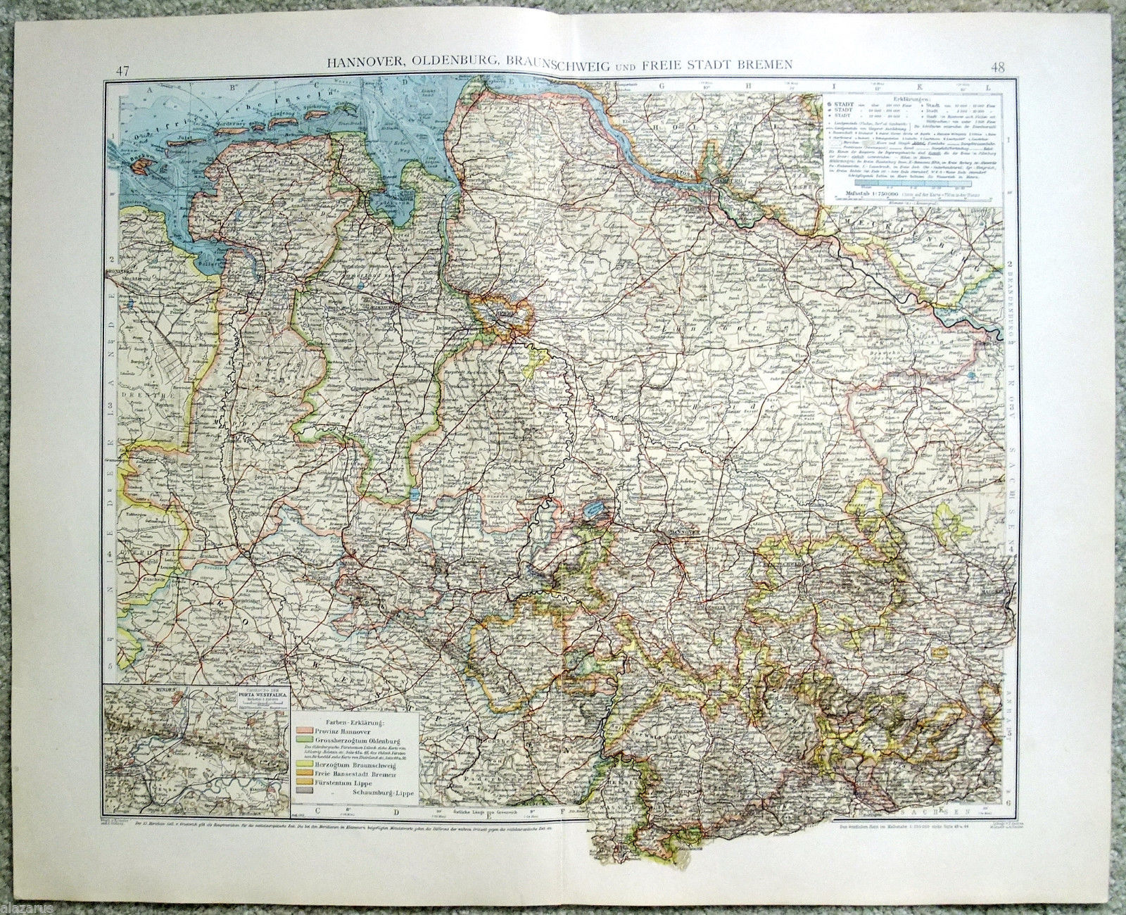 Atlant & Landkarte für Deutschland