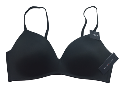 Tommy Hilfiger Wireless Microfiber Bralette, Black 36C, R75T624