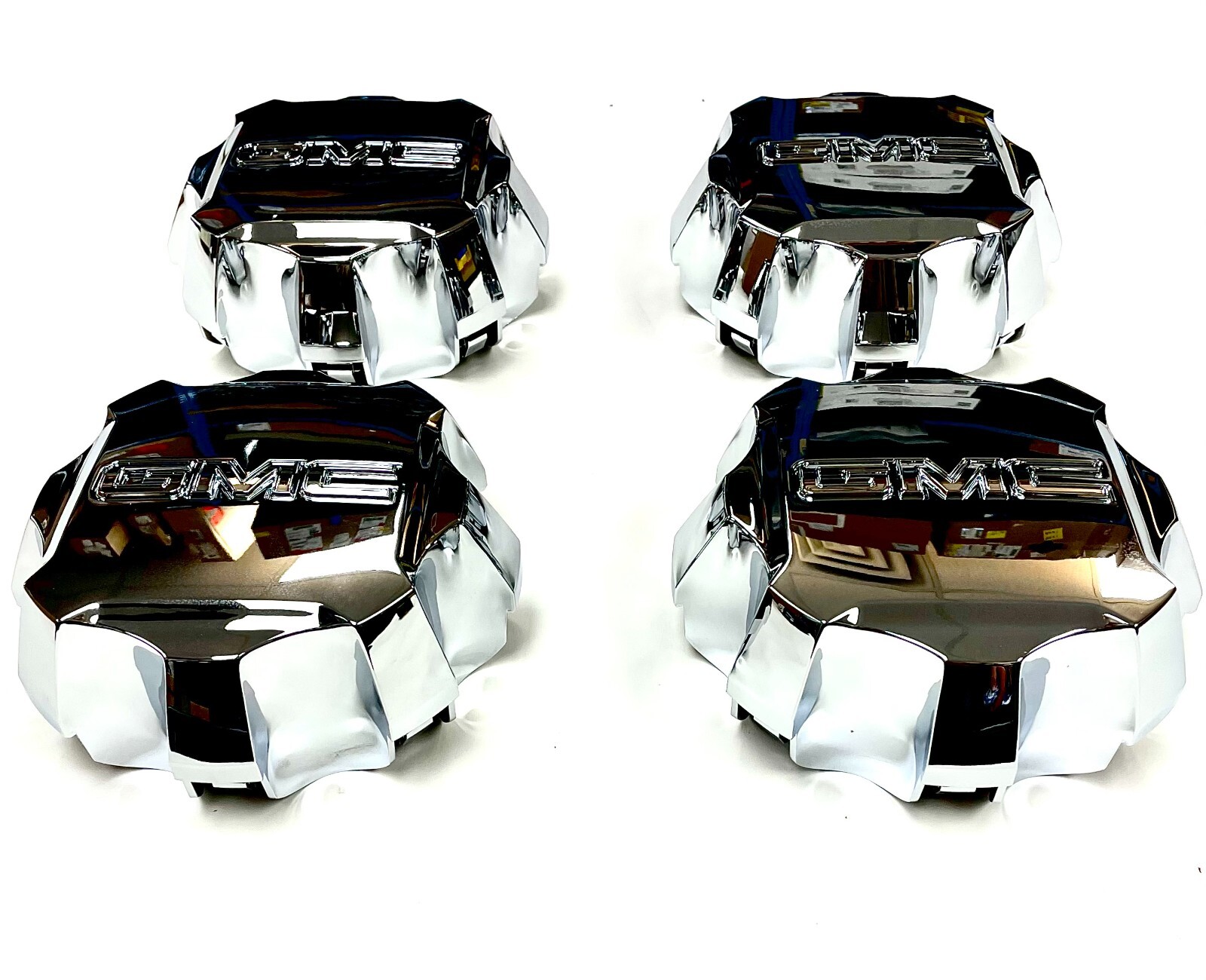 2020-2024 GMC Sierra HD Chrome Center Caps 84465270 Qty 4