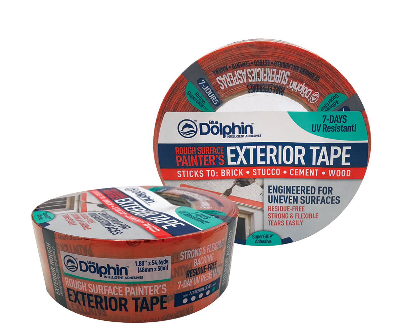 Heavy Duty Rough Surface Exterior Masking Tape Clean Peel