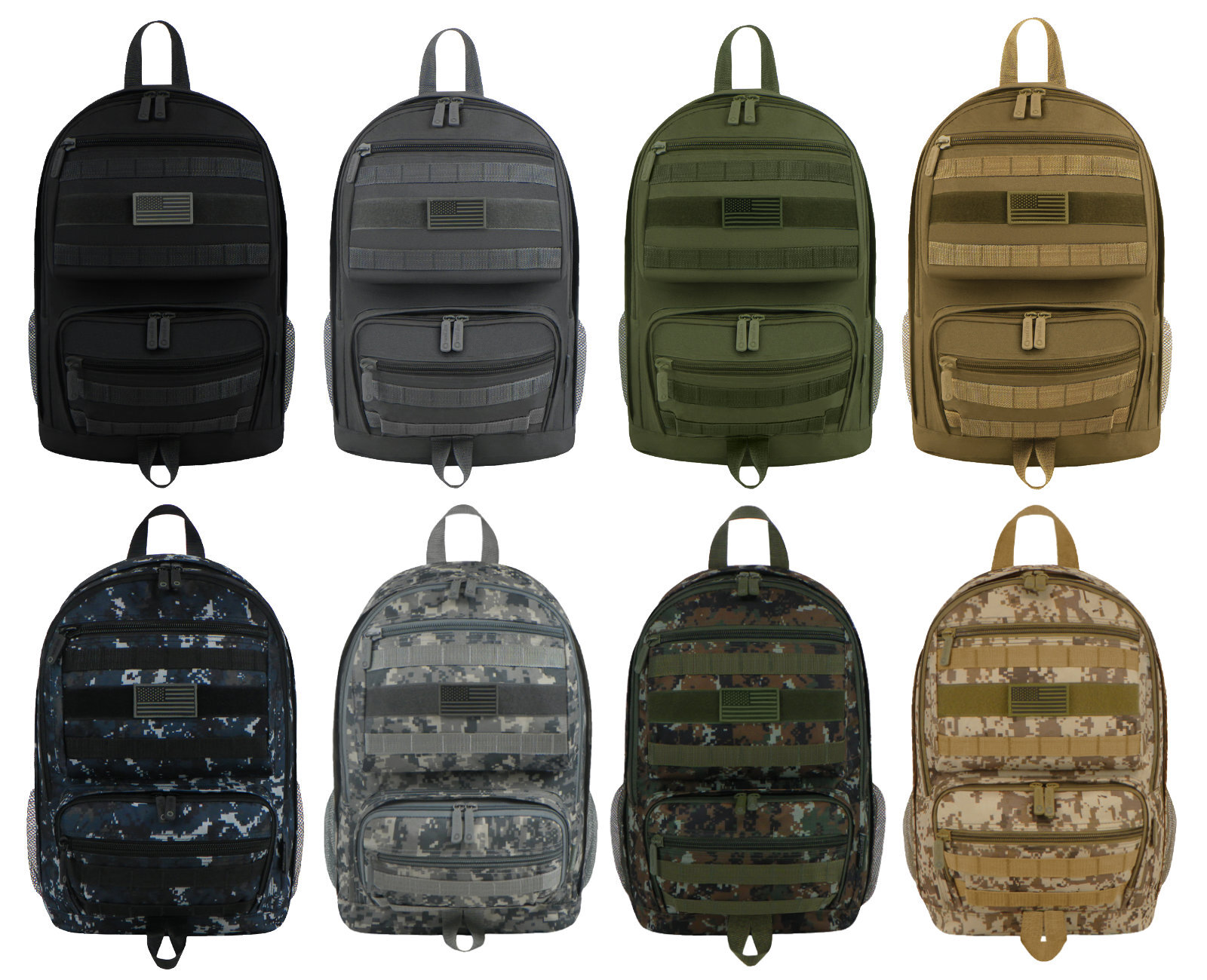 East West 19.5-inch Tactical Molle Military Backpack Hiking East West 19.5-inch Tactical Molle Military Backpack Hiking