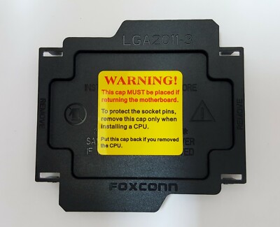 ''BRAND NEW'' FOXCONN LGA2011-3 PLASTIC SOCKET PROTECTOR COVER FOR CPU LGA 2011-V3