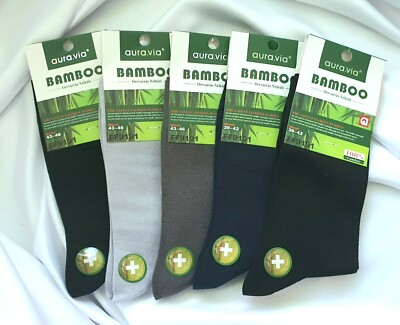 SOCKS MEN'S EKO BAMBOO CLASSIC, Anti Bacterial Socks, Best Products, 5 Pair, 