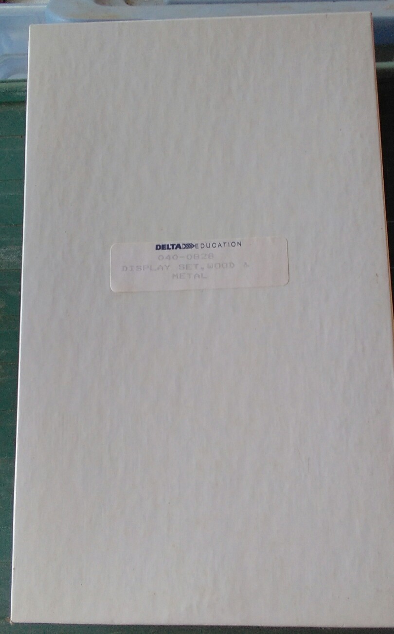 Wood and Metal Display Set for Science Project