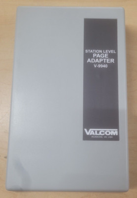VALCOM V-9940 Station Level Page Adapter