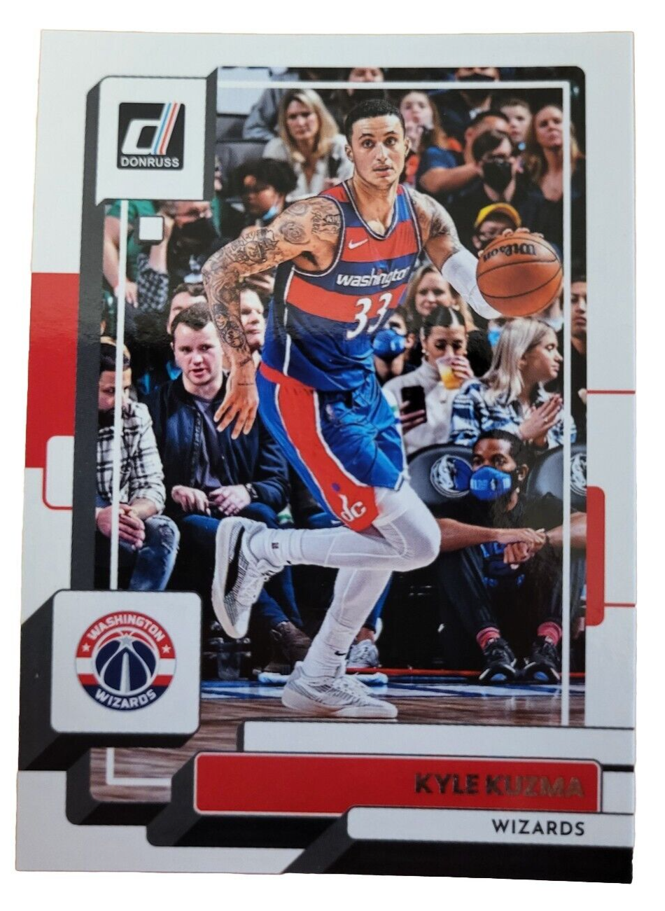 2022 Donruss Basketball Card Kyle Kuzma 85 Washington