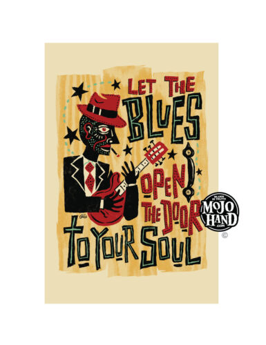 Door to your soul Blues poster from Mojohand
