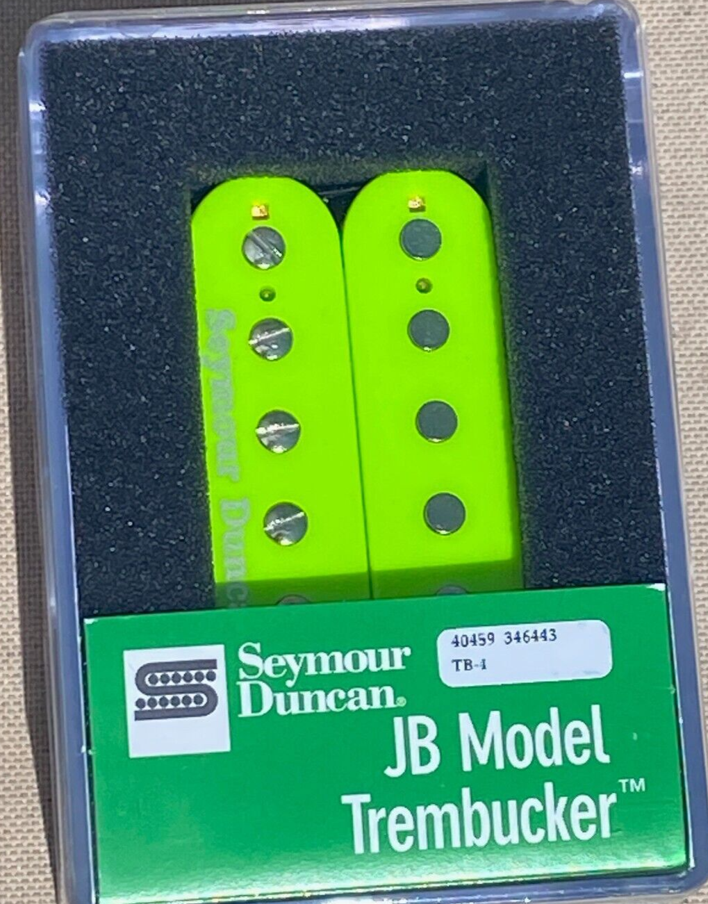 Seymour Duncan TB-4 JB Trembucker Bridge Electric Guitar Pickup - Neon Green | eBay Seymour Duncan TB-4 JB Trembucker Bridge Electric Guitar Pickup - Neon Green | eBay