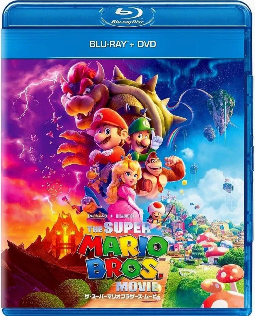 THE SUPER MARIO BROS. MOVIE 輸入盤レコード The Super Mario Bros. Movie (Blu-ray + DVD) 2023 Japan - New
