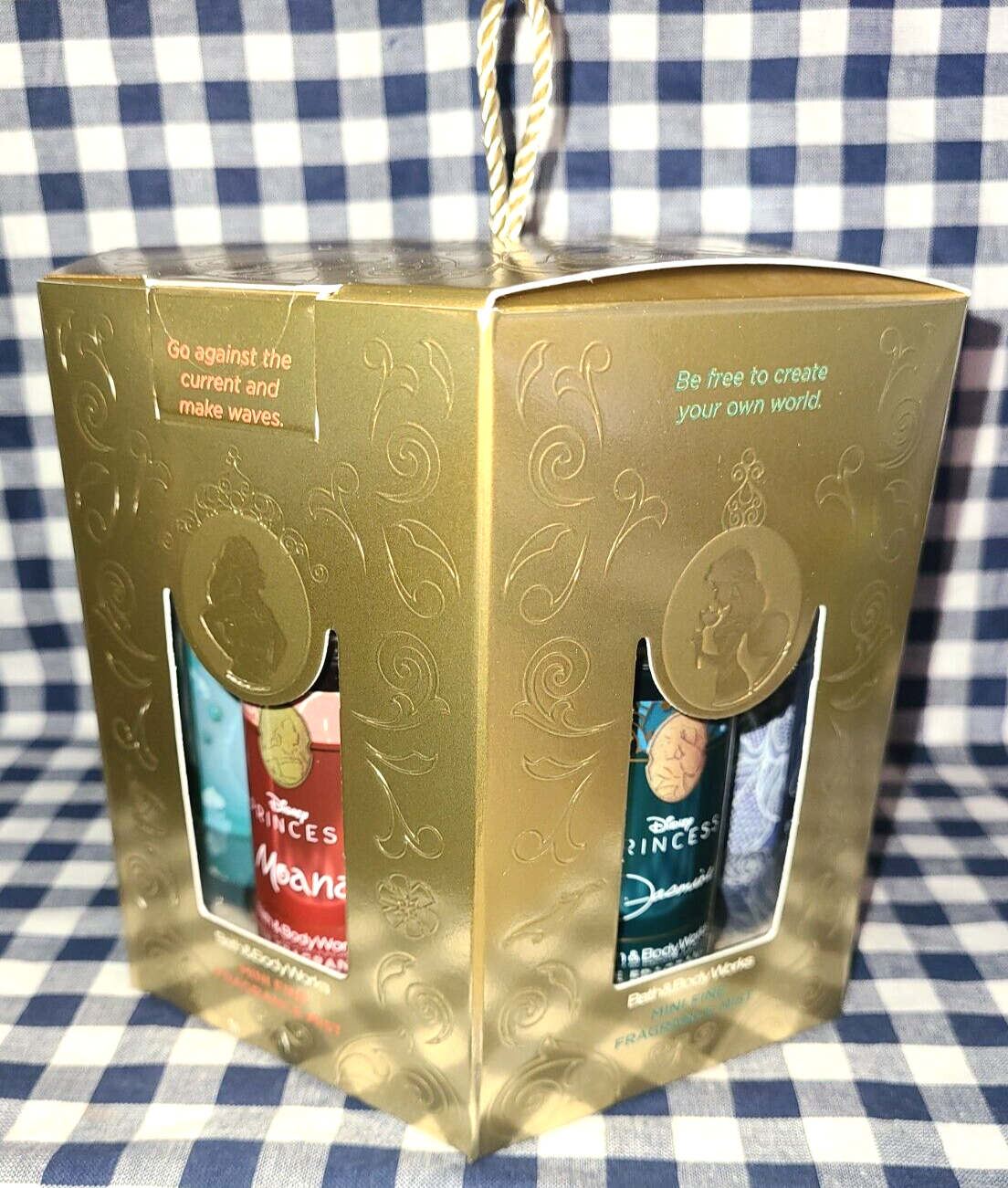 ALL NEW 6 Piece DISNEY PRINCESS Travel Mist 2.5 oz Gift Set