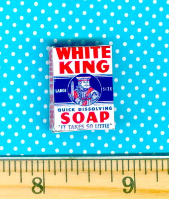 Dollhouse Miniature size Laundry Soap Detergent Box