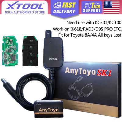 XTOOL AnyToyo SK1 Car Coding Tool for Toyota/Lexus Use W/ X100PAD3 IK618 Scanner