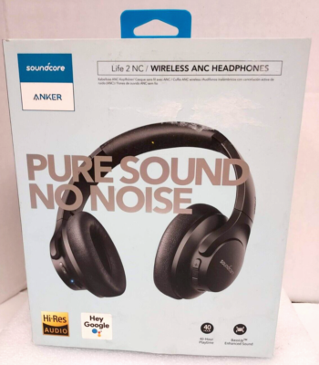 Anker Soundcore Life 2 NC Wireless ANC Headphones Missing Cords