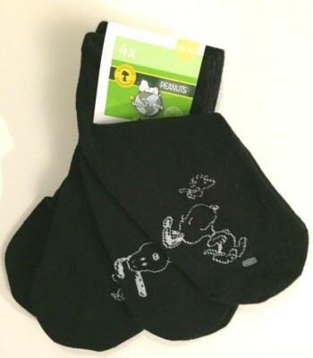 NEU Snoopy Peanuts Gr.35-38 3 PAAR Comic Damensocken Sneaker Strümpfe Schwarz