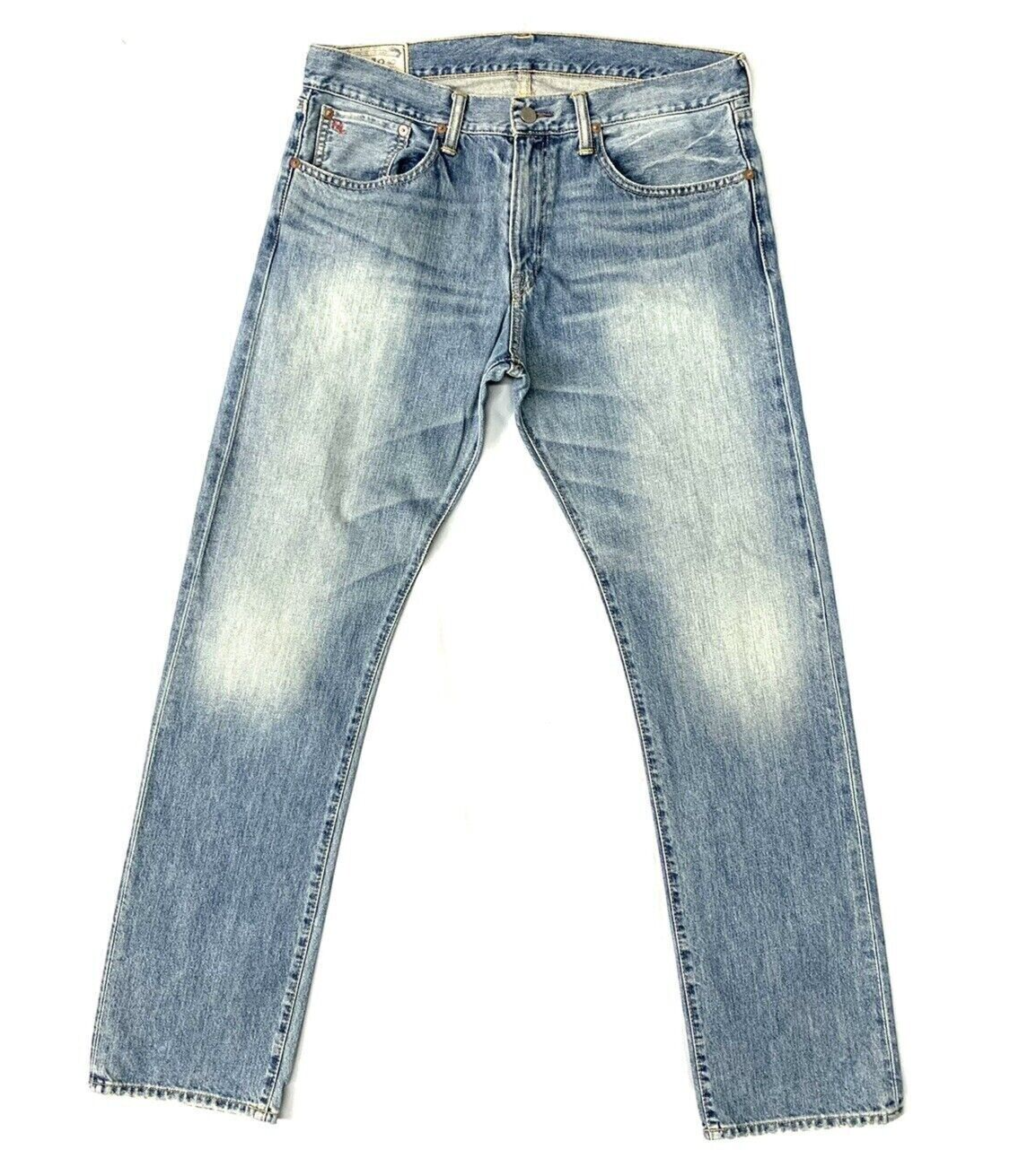 Polo Ralph Lauren Bampton Straight Blue Denim Jeans Size 32 Polo Ralph Lauren Bampton Straight Blue Denim Jeans Size 32
